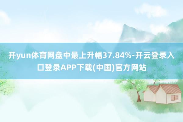 开yun体育网盘中最上升幅37.84%-开云登录入口登录APP下载(中国)官方网站